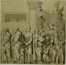 Triumfy Julia Caesara: Plátno č. VII