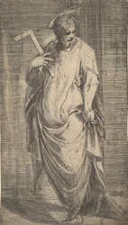 Saint James Menší od Krista a apoštolů, ca. 1548-50.