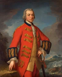 Generál sir Henry Clinton, asi 1760-70 (olej na plátně)