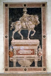 Jezdecký památník Niccolo da Tolentino (samostatná freska