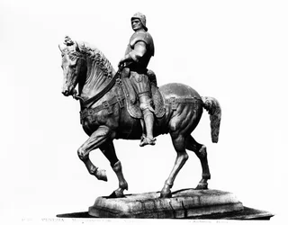 Jezdecká socha kondotiéra Bartolomea Colleoniho (1400-75)