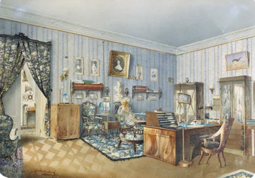 Interiér, 1860.