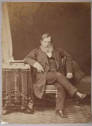 Pavel Melnikov, pseudonym Andrey Pečerskij - Pavel Ivanovič Melnikov (Andrey Pečerskij) (1818-1883), Karelin, Andrej Osipovič (1837-1906). Foto albuminu