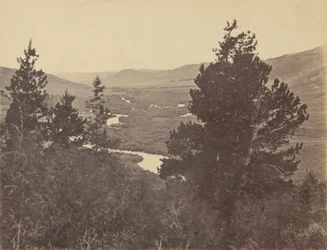 Deska 14. Údolí Velké Laramie, z hor,1869 (foto)