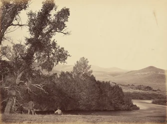 Tabulka 20. Pramen řeky Laramie, 1869 (foto)