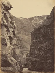 Deska 40. Čertova brána, Weberův kánon, 1869 (foto)