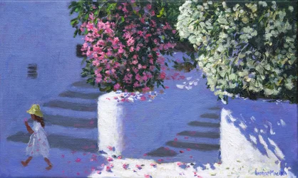 Bougainvillea, Anandas, Milos, Řecké ostrovy, 2017,