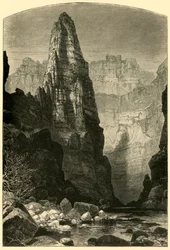 "Kaňon Kanab", 1874.