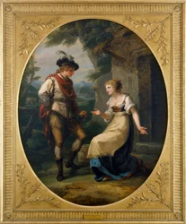 Gualtherius a Griselda (olej na plátně)