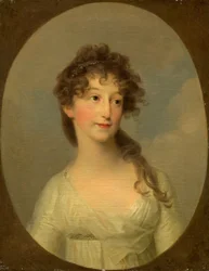 Možná Franciska Krasinska, vévodkyně z Courland, c. 1790.