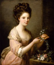 Portrét Eleanor, hraběnky z Lauderdale, kolem 1780-81 (olej na plátně)
