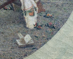 Zálohy, Angelo Morbelli, detail