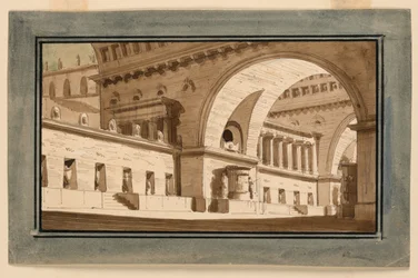 Scéna, Exteriér paláce, Sepulkrální sál