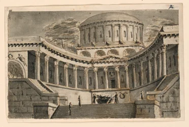 Scéna, Temple Atrium