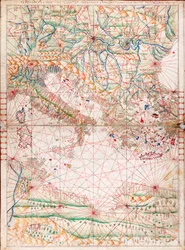 Mapa centrálního Středomoří