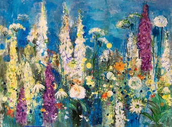 Detail of a Garden, Chelsea, 2019 (kombinovaná média)