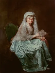 Autoportrét s monoklem, 1777