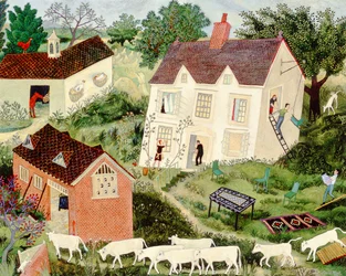 Stěhování, 2000 (akryl)