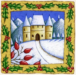 Čtyři roční období, zima, 2015 (kvaš)