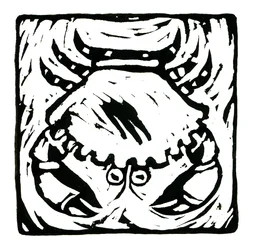 Horoskop (Rak), 2017 (plátěný tisk)