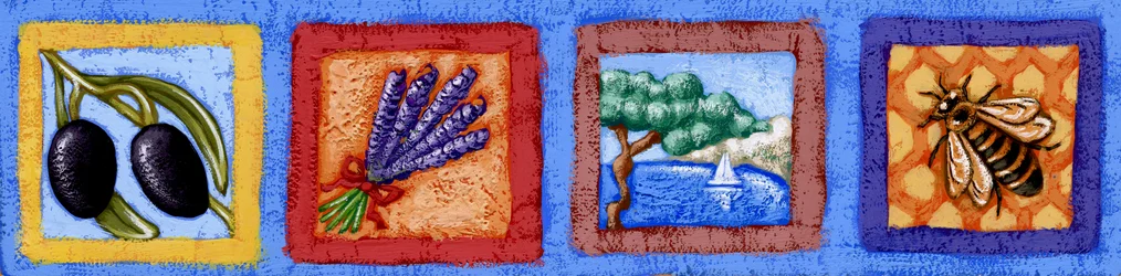 Provence (detail 2), 2015 (kvaš)