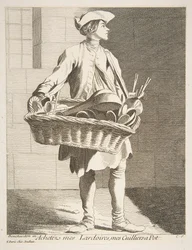 Prodavač nádobí, 1746.