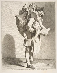 Opravář těsnění a měchů, 1738.