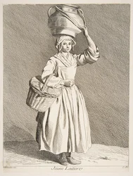 Mladá dojička, 1737.