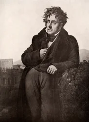 Francois-Rene, vikomt de Chateaubriand, francouzský spisovatel a diplomat, počátek 19. století.