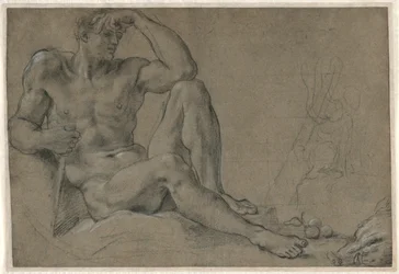 Hercules Resting recto, 1595-1597.
