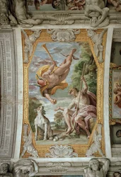 Merkur a Paříž (Freska