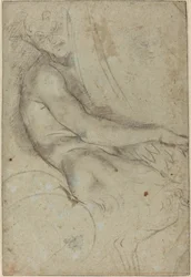Satyr drží kruh