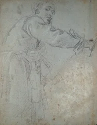 Studie zahalené mužské postavy, 1580-1609