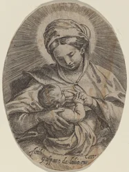 Madona kojící Ježíška