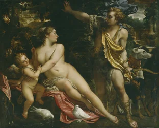 Venuše, Adonis a Amor