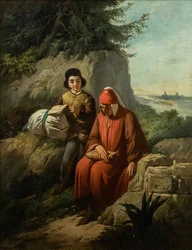 Dante v exilu, 1854.