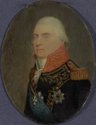 Admirál Jan Hendrik van Kinsbergen (1735-1819), kolem 1810 (kvaš na slonovině)