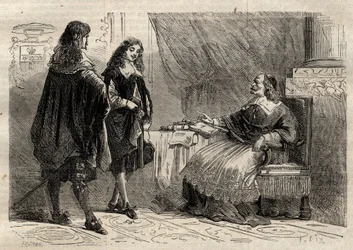 Kardinál Mazarin a Jean-Baptiste Colbert, francouzští státníci