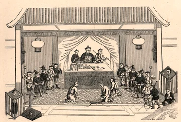 Křesťanské pronásledování: přípravy na mučednickou smrt francouzského misionářského kněze Augusta Chapdelaina (1814-1856) v Sy-lin-hien (Sy lin hien) v Číně 27. února