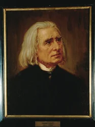Skladatel Franz Liszt ... (malba na plátně)