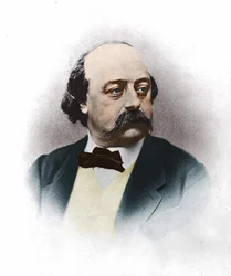 Gustave Flaubert (1821-1880), francouzský spisovatel, Nadar.