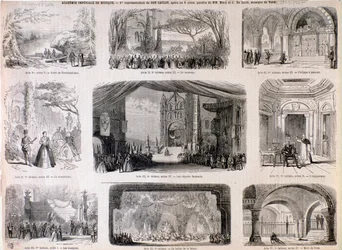 Ilustrace k opeře Don carlo od Giuseppe Verdiho