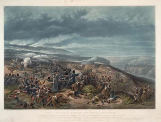 Bitva o Inkerman se odehrála 5. listopadu 1854 poblíž Inkermanu mezi ruskou armádou a francouzsko-britskou koalicí během krymské války - bitva u Inkermanu 5. listopadu