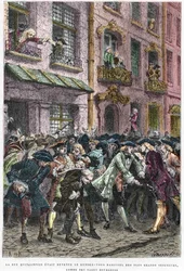 Paris IV arrondissement - La rue Quincampoix en 1720 a l