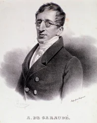 Portrét Alexise de Garaude (1779-1852), francouzského skladatele. 19. století.