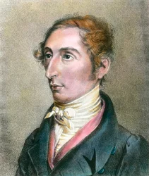 Portrét Carla (Karla) Maria von Weber (1786-1826) německý skladatel Rytina 19. století Soukromá sbírka