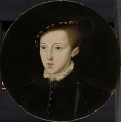 Portrét Edwarda VI. (1537-1553), kolem roku 1550 (olej na panelu)