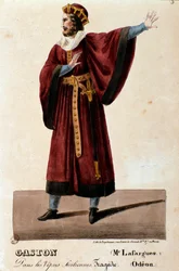 Portrét Gastona v interpretaci Lafarguese v opeře Sicilské nešpory (I vespri siciliani) od Giuseppe Verdiho