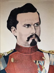 Portrét Ludvíka II. Bavorského (rytina