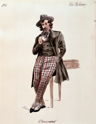 Portrét Schaunarda z La boheme od Pucciniho (1892-1895)
